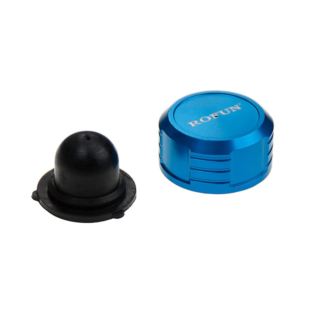 FLMLF CNC Metal Fuel Tank Cap Fit for 1/5 Losi 5ive T Rofun Rovan LT King Motor X2 DDT FID Truck Rc Car Parts (Blue)