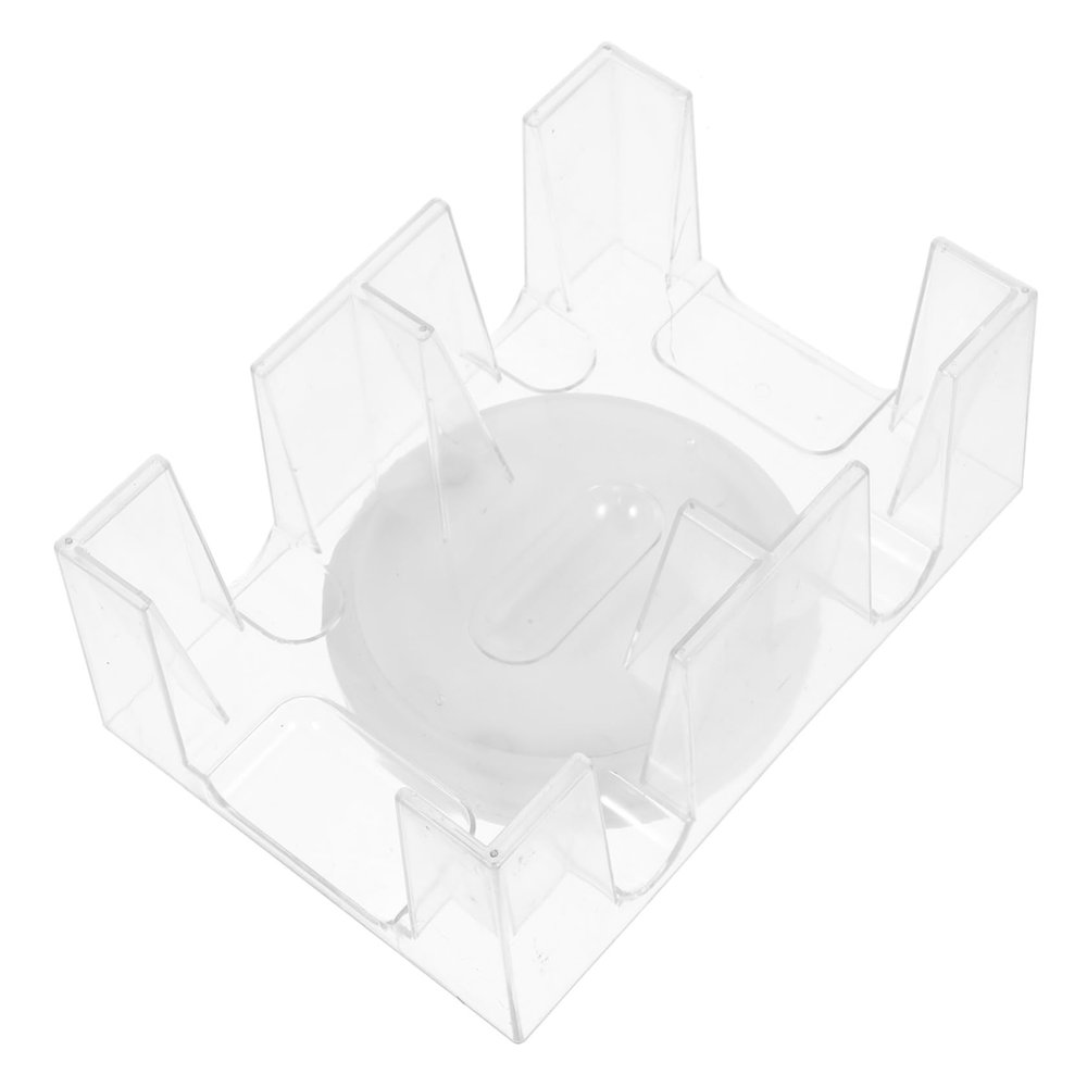 JOINPAYA Revolving Poker Stand Card Holder Deck Night Holder Rotating Card Tray Poker Storage Device