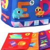 Amagogo 26 Pieces Soft Flash Cards Letter Learning Toy Reusable Sensory Cards with Washable Cloth Bag Made of Polyester Fiber Suitable Girl P, Alphabet view 4