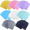 200Pcs Kpop Photocard Sleeves Laser Flashing Love Heart Card Sleeves Holographic Foil Clear Card Sleeves Transparent Trading Card Sleeve Film Card Protector for Photo Baseball Game Card Protective view 1