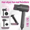 Girls Hair Salon Toys for Girls Beauty Salon Deluxe Styling Set -Kids Hair Dryer Toy, Straightener Hairdryer with Real Function, Interactive Lights & Sounds Fashion Play Set for Children Age 3+ view 2