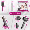 Girls Hair Salon Toys for Girls Beauty Salon Deluxe Styling Set -Kids Hair Dryer Toy, Straightener Hairdryer with Real Function, Interactive Lights & Sounds Fashion Play Set for Children Age 3+ view 4