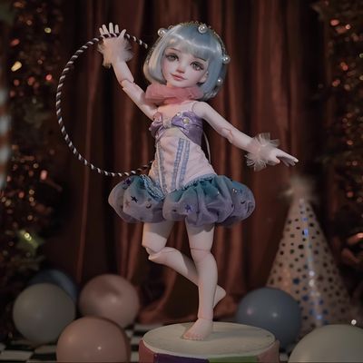 1/6 BJD Doll Kawaii Ball Joint Doll Handmade Makeup 11.8 Inches Collectible Cartoon Dress up Dolls The (F)