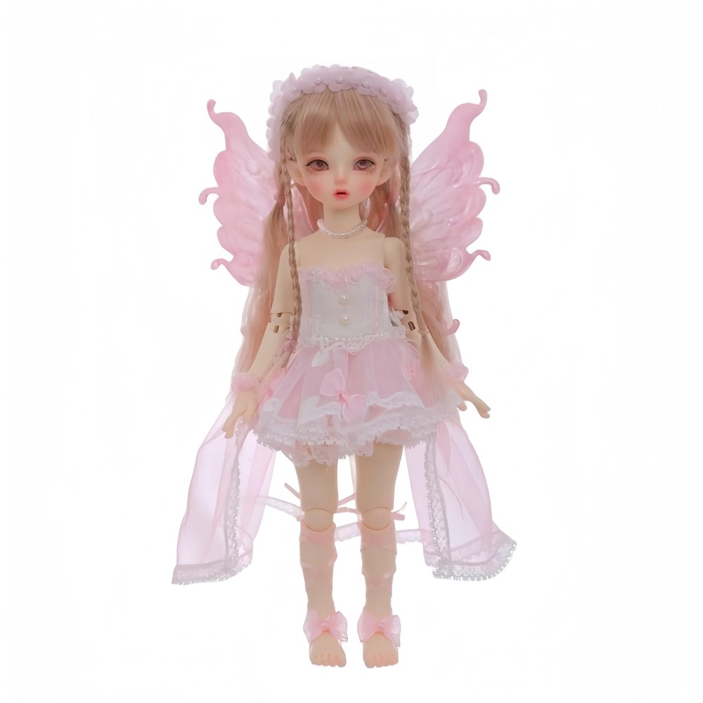 1/6 BJD Doll Kawaii Ball Joint Doll Handmade Makeup 11.8 Inches Collectible Cartoon Dress up Dolls The (M)
