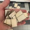 50 Pcs Blank Mini Books for Miniature Bookshelf, Wooden Dollhouse Books 1:12 Scale Mini Books, Print Off The Covers and Backs of The Books You Have Read, Create Your Own Tiny Library view 2