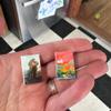 50 Pcs Blank Mini Books for Miniature Bookshelf, Wooden Dollhouse Books 1:12 Scale Mini Books, Print Off The Covers and Backs of The Books You Have Read, Create Your Own Tiny Library view 4