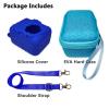 JCHPINE Hard Carrying Case and Silicone Cover for Bitzee Disney Interactive Digital Pet, Protective Case for Bitzee Disney Virtual Electronic Pets Accessories (Blue) view 3