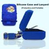 JCHPINE Hard Carrying Case and Silicone Cover for Bitzee Disney Interactive Digital Pet, Protective Case for Bitzee Disney Virtual Electronic Pets Accessories (Blue) view 4