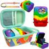 JCHPINE Hard Carrying Case and Silicone Cover for Bitzee Disney Interactive Digital Pet, Protective Case for Bitzee Disney Virtual Electronic Pets Accessories (Multicolor) view 1