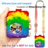 JCHPINE Hard Carrying Case and Silicone Cover for Bitzee Disney Interactive Digital Pet, Protective Case for Bitzee Disney Virtual Electronic Pets Accessories (Multicolor) view 2