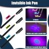 klumuke Invisible Ink Pens with UV Light, Magic Spy Pens (3PCS) view 2