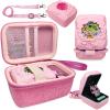 JCHPINE Hard Carrying Case and Silicone Cover for Bitzee Magicals Interactive Digital Pet, Accessories Case for Bitzee Magicals Virtual Electronic Pets (Pink) view 1
