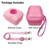 JCHPINE Hard Carrying Case and Silicone Cover for Bitzee Magicals Interactive Digital Pet, Accessories Case for Bitzee Magicals Virtual Electronic Pets (Pink) view 3