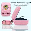 JCHPINE Hard Carrying Case and Silicone Cover for Bitzee Magicals Interactive Digital Pet, Accessories Case for Bitzee Magicals Virtual Electronic Pets (Pink) view 4