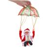 CHILDWEET 1pc Xmas Electric Toy Santa Claus Parachute Figurine for Boys and Girls Decoration Compact Indoor Decor Fun Swinging Design Holiday view 2