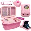JCHPINE Hard Carrying Case and Silicone Cover for Bitzee Disney Interactive Digital Pet, Protective Case for Bitzee Disney Virtual Electronic Pets Accessories (Pink) view 1