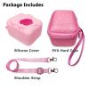 JCHPINE Hard Carrying Case and Silicone Cover for Bitzee Disney Interactive Digital Pet, Protective Case for Bitzee Disney Virtual Electronic Pets Accessories (Pink) view 3