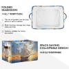 STAYTOP Large Storage Basket Sunset Sailing Collapsible Storage Bins Waterproof Laundry Basket with Handle,Used for Home Closets, Offices, Bedrooms 1PCS view 2