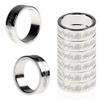 1PC Silver Magnetic Engraved PK Ring Magic Tricks for Magician Lettering Magnetic PK Ring Stage Magic Accessories Gimmick Magia Props (21MM) view 3