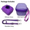 JCHPINE Hard Carrying Case and Silicone Cover for Bitzee Magicals Interactive Digital Pet, Accessories Case for Bitzee Magicals Virtual Electronic Pets (Purple) view 3