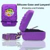 JCHPINE Hard Carrying Case and Silicone Cover for Bitzee Magicals Interactive Digital Pet, Accessories Case for Bitzee Magicals Virtual Electronic Pets (Purple) view 4
