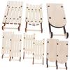 Anneome 9pcs Miniature Wooden Sled Decorations for Christmas Table Decor Unfinished Wooden Sleigh Craft Ornament for Holiday Celebrations view 1