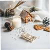 Anneome 9pcs Miniature Wooden Sled Decorations for Christmas Table Decor Unfinished Wooden Sleigh Craft Ornament for Holiday Celebrations view 4