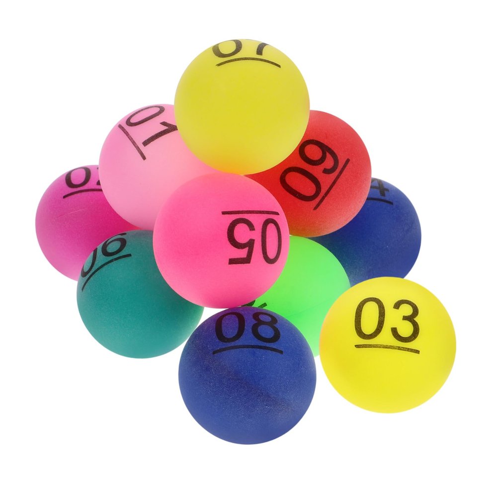 JOINPAYA 3sets Sphere Balls Numbered Picking Balls for Raffles Party Games for Events 10pcs*3