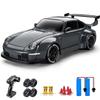 ACAMMZAR RC Drift Car, 1:24 Remote Control Car for Kids, 20KM/H 4WD High Speed RC Cars with LED Lights, Two Batteries, Extra Drifting Tires, Vehicle for Adults Boys Girls view 1