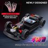 ACAMMZAR RC Drift Car, 1:24 Remote Control Car for Kids, 20KM/H 4WD High Speed RC Cars with LED Lights, Two Batteries, Extra Drifting Tires, Vehicle for Adults Boys Girls view 3