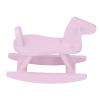 1:12 Scale Miniature Rocking Horse Model Doll House Rocking Horse Doll House Wooden Rocking Horse Simulation Cockhorse for Doll House Accessory (A) view 3