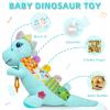 Baby Toys for 1-2 Year Old Girl ,Montessori Bilingual Musical Busy Car Board,Early Educational Toys for Toddlers 1-3,Motor Skills Learning Toy 12-18 Month,Birthday Gift for 1+ Year Old Boy Girl view 3