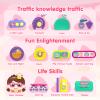 Baby Toys for 1-2 Year Old Girl ,Montessori Bilingual Musical Busy Car Board,Early Educational Toys for Toddlers 1-3,Motor Skills Learning Toy 12-18 Month,Birthday Gift for 1+ Year Old Boy Girl view 4