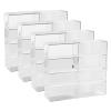 1/64 Scale Model Car Display Case, Clear Acrylic Display Boxes, Wall Mountable Transparent Toy Car Display Boxes, 8 Cars Holder Protector Cases for Model Car (4pcs) view 1