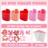 JOYIN 30 Packs Valentines Day Party Favors, Multi-Color Heart Coil Springs Toys, Stress Relief Fidget Toys for Kids Classroom Exchange, School Prize and Goodie Bag Stuffers view 2