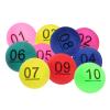 JOINPAYA 3sets Raffle Balls Plastic Numbered Pong Balls for Parties Events and Game 10pcs*3 view 3