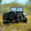 Dodoore RC Military Truck RC Crawler, 1:10 Scale Remote Control Car, 2.4GHz 4WD Off Road RC Rock Crawler, All Terrain Army Climbing Vehicle with LED Lights and 2 Batteries for Adults view 3