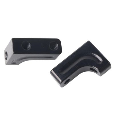 JOINPAYA Aluminum Alloy Mount for 1/10 RC Crawler Car Sturdy Black RC Car Upgrade Part Precision Fit for Enhanced Performance