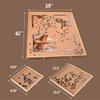 Rotating Wooden Puzzle Board for with 6 Storage Drawers & Protective Cover  Jigsaw Puzzle Table - for Adults & Families Home Entertainment & Puzzle Building (2000 Piece Puzzle Board Rotating) view 3