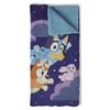 NORTHWEST Bluey Silk Touch Sherpa Slumber Bag - Bluey Sleeping Bag with Zipper for Boys and Girls - Great Sleepover Set - 27 x 56 inches view 1