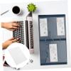 STOBOK 1 Banknote Loose Leaf Paper Money Pocket Stamp Protective Covers Banknote Album Pages Bill Collection Book Pages Commemorative Money Case Currency Bag Money Book Pages PVC view 2