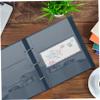 STOBOK 1 Banknote Loose Leaf Paper Money Pocket Stamp Protective Covers Banknote Album Pages Bill Collection Book Pages Commemorative Money Case Currency Bag Money Book Pages PVC view 4