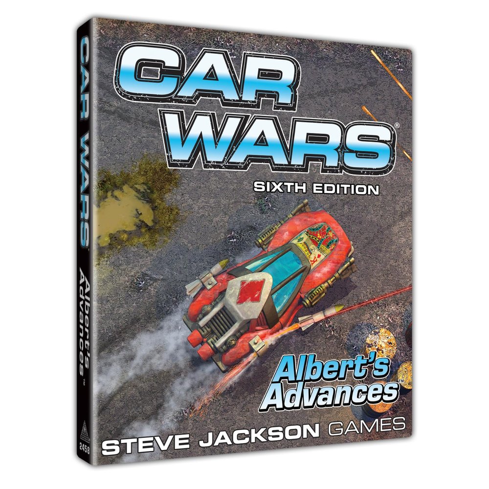 Car Wars Alberts Advances  Steve Jackson Games Expansion  Tactical Add-On for Car Wars  New Gear and Weapons to Customize Your Combat Vehicles  Designed for Fans of Strategic Vehicular Combat