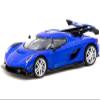 Attack Blue Metallic Global64 Series 1/64 Diecast Model by Tarmac Works T64G-TL052-BL view 1