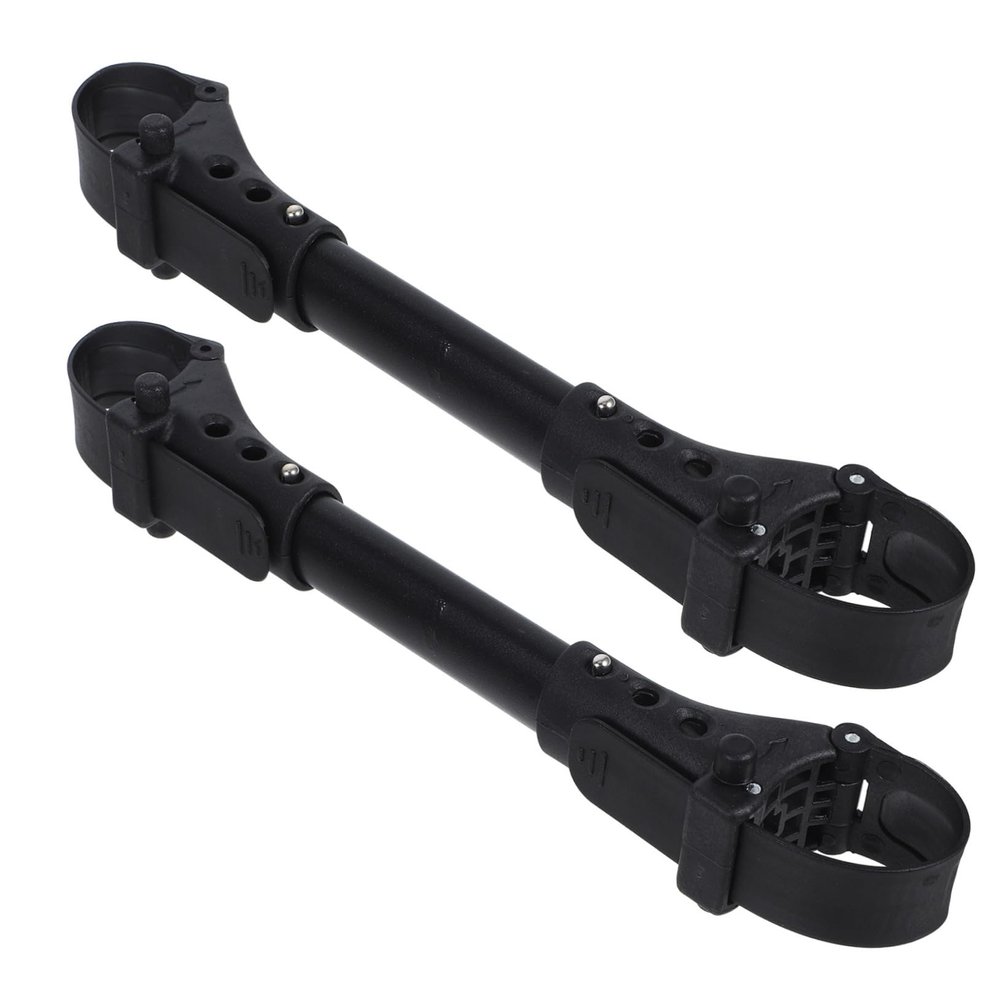 QUMIIRITY 2Pcs Baby Stroller Connector Aluminum Twin Adapter for Joining Two Single Strollers 7.87 * 1.18 * 0.78in