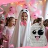 APINATA4U Ghost Pinata with Tongue Out Design, Ghost Themed Birthday Supplies, Fun Party Favor, Custom White Pinata for Boys and Girls, Halloween Decoration for Kids, 20 X 16 X 4 Inches view 2