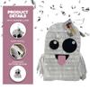 APINATA4U Ghost Pinata with Tongue Out Design, Ghost Themed Birthday Supplies, Fun Party Favor, Custom White Pinata for Boys and Girls, Halloween Decoration for Kids, 20 X 16 X 4 Inches view 4