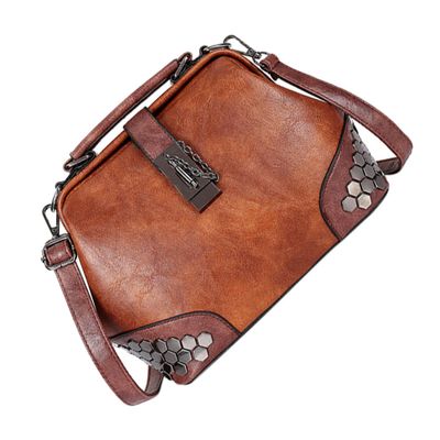 Yardenfun 1pc Retro Single-shoulder Crossbody Bag for Women Stylish Leisure Pouch Dark Brown for Daily Use Shopping and Outdoor Activities Versatile Handbag for Essentials