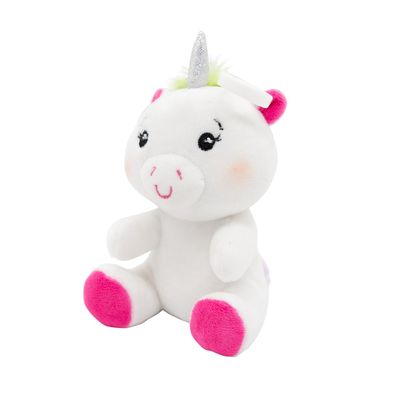 amscan - Unicorn Plush Balloon Weights 11 cm 90 g White