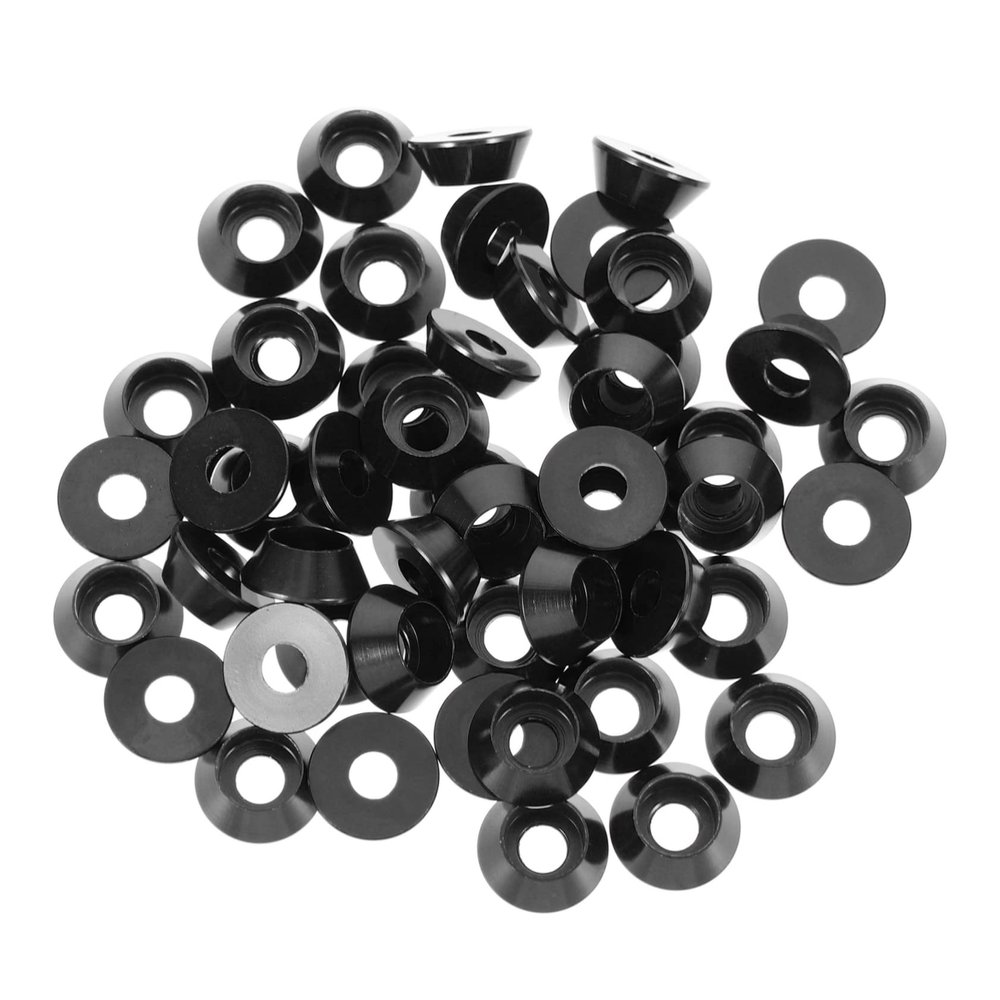 CIYODO 50pcs Replacement Conical Gasket Kit Anodized Aluminum for Model Airplane